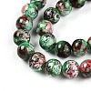 Baking Painted Glass Beads Strands DGLA-N003-10mm-A09-3