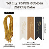 75Pcs 3 Colors Cardboard Paper Gift Tags CDIS-TA0001-16-13