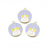 Alloy Enamel Pendants ENAM-S115-179-1