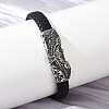 Braided Microfiber Leather Cord Bracelets BJEW-D304-09AS-4