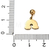 304 Stainless Steel Pendants STAS-K323-01H-G-3