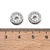 304 Stainless Steel Rhinestone Spacer Beads RB-CBA18B7-01P-14-3