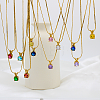 Real 18K Gold Plated Stainless Steel Pendant Necklaces CP2918-8-1