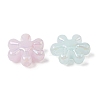 UV Plating Opaque Acrylic Beads OACR-G058-17E-2