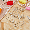 24Pcs Alloy Safety Pin Brooches JEWB-HS0001-03P-4