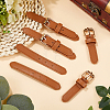 10 Sets Imitation Leather Alloy Button-down Metal Buttons for Bag Making FIND-GF0009-64A-4