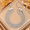 304 Stainless Steel Wheat Link Chains Multi-strand Bracelets for Women WG63B33-02-1