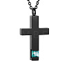 Cross Urn Ashes Pendant Necklace PW-WGBB57D-15-1