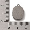 304 Stainless Steel Pendants STAS-H223-08AS-01-3