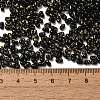 Spray Painted Glass Seed Beads SEED-F005-08A-03-4