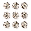 Brass Rhinestone Beads RB-H034-4-1