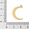 304 Stainless Steel Pendants STAS-R162-03G-07-3