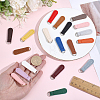 38Pcs 19 Styles PU Leather Zipper Pull Tabs FIND-ME0004-16-3