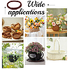 90M Round Plastic Rattan Cord OCOR-WH0077-134A-5