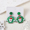 Christmas Acrylic Dangle Stud Earrings FS-WGF523C-06-1