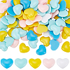 120Pcs Resin Cabochons CRES-SP0001-25-1
