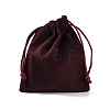 Velvet Jewelry Drawstring Storage Pouches ABAG-P013-02B-04-2