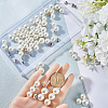 Gorgecraft 100 Sets 2 Style ABS Imitation Pearl Garment Rivets FIND-GF0005-20-3