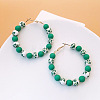 Porcelain Hoop Earrings FS-WG8AF2D-03-1