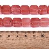 Cherry Quartz Glass Beads Strands G-Q608-10N-5