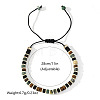 Ethnic Style Natural Mixed Gemstone Column Beads Braided Bead Bracelets for Men Women BR3776-1-2