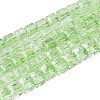 Crackle Transparent Glass Beads Strands GLAA-N062-4mm-06-1