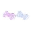 Transparent Crackle Acrylic Beads CACR-T002-02M-2
