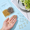 300Pcs 2 Colors Iron Triangle Linking Ring IFIN-SP0001-70-3