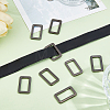 10Pcs Alloy Slider Buckles FIND-CY0001-96B-4