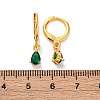 Brass Teardrop Hoop Earrings EJEW-D288-19G-3