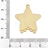 Independence Day Alloy Enamel Flag Chandelier Component Links FIND-E052-01B-G-3