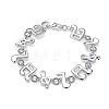 Musical Note Brass Link Bracelets for Women FS-WG94BAE-01-5