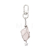 Star 304 Stainless Steel Macrame Chain Pouch Empty Stone Holder Pendant Decoration HJEW-JM02079-4