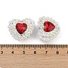 Polymer Clay Glass Rhinestone Beads CLAY-NH0001-13B-3