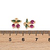 Brass Micro Pave Cubic Zirconia Pendants KK-C115-03E-04G-3
