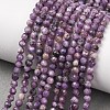 Natural Charoite Beads Strands GG-CBAA8F4-B09-4mm-A-1