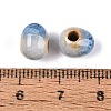 Handmade Crackle Porcelain Beads PORC-Q008-06B-09-3