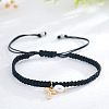 Brass & Imitation Pearl Charm Bracelets PJ9657-12-1