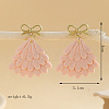 Christmas Tree Polymer Clay Dangle Stud Earrings FS-WGEB455-01-1
