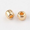 Electroplate 12/0 Glass Seed Beads X-SEED-Q003-01-4