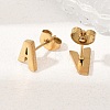 304 Stainless Steel Stud Earrings SA-T001-03G-2