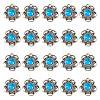 Tibetan Style Alloy with Resin Imitation Turquoise Connector Charms FIND-TAC0035-47AS-11-1