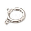 Brass Spring Ring Clasps KK-D407-20P-G-2