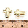 Cross Brass Beads for Jewelry Craft Making KK-T079-01G-3
