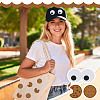 40Pcs 3 Styles Chocolate Cookies Polyester Embroidered Cloth Patch PATC-OC0001-05-5