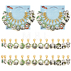 Panda & Bamboo Pendant Stitch Markers HJEW-AB00483-1