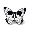 Skull Butterfly Enamel Pin ENAM-K053-45-1