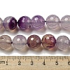 Faceted Natural Agate Beads Strands G-F447-12mm-K01-5