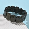 Natural Golden Sheen Obsidian Beads Stretch Bracelets for Women Men BJEW-I323-02N-3