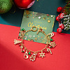 Christmas Alloy Beads Charm Bracelets FS-WGF0FCC-03-1